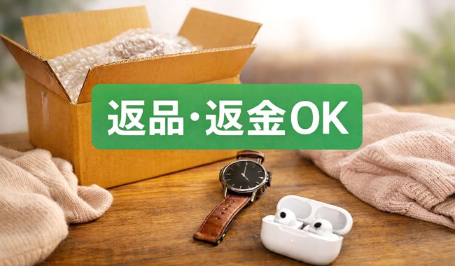 TEMUは返品・返金ができることを示した結論用画像