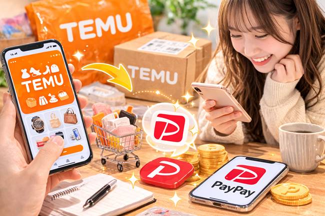 TEMUのPayPayキャンペーンを実際に試して検証したイメージ